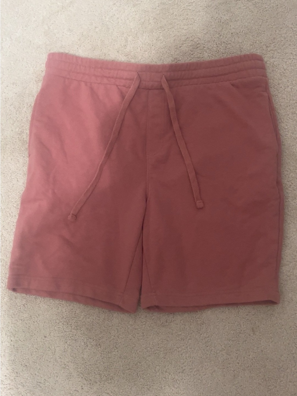 No Boundaries Women’s Athletic Drawstring Shorts - Dusty Rose